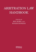 Abbildung von: Arbitration Law Handbook - CRC Press