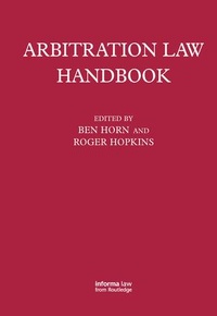Abbildung von: Arbitration Law Handbook - CRC Press