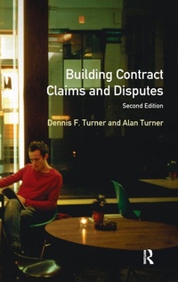 Enlarge image Cover: Building Contract Claims and Disputes - Routledge