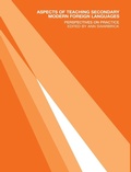 Cover: Aspects of Teaching Secondary Modern Foreign Languages - Routledge