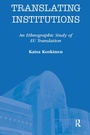 Cover: Translating Institutions - Routledge