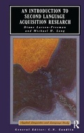 Cover: An Introduction to Second Language Acquisition Research - Routledge