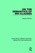 Cover: On the Semantics of Wh-Clauses - Routledge