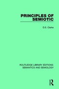 Cover: Principles of Semiotic - Routledge
