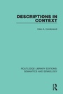 Cover: Descriptions in Context - Routledge
