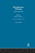 Cover: Collected Works of John Stuart Mill - Routledge