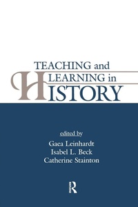 Enlarge image Cover: Teaching and Learning in History - Routledge