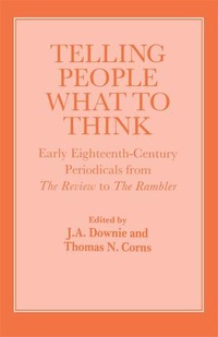 Enlarge image Cover: Telling People What to Think - Routledge