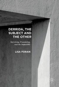 Enlarge image Cover: Derrida, the Subject and the Other - Palgrave Macmillan