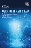 Cover: User Generated Law - Edward Elgar Publishing