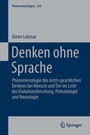 Cover: Denken ohne Sprache - Springer