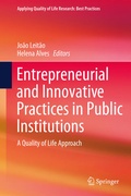 Cover: Entrepreneurial and Innovative Practices in Public Institutions - Springer