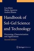 Cover: Handbook of Sol-Gel Science and Technology - Springer