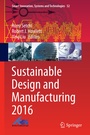 Cover: Sustainable Design and Manufacturing 2016 - Springer