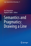 Cover: Semantics and Pragmatics: Drawing a Line - Springer