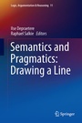 Cover: Semantics and Pragmatics: Drawing a Line - Springer