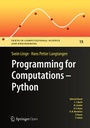 Cover: Programming for Computations - Python - Springer
