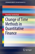 Cover: Change of Time Methods in Quantitative Finance - Springer