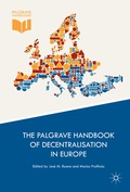 Abbildung von: The Palgrave Handbook of Decentralisation in Europe - Palgrave Macmillan