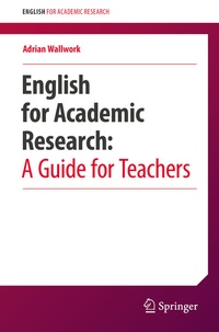 Abbildung von: English for Academic Research: A Guide for Teachers - Springer