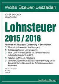 Abbildung von: Lohnsteuer 2015 / 2016 - Leitfaden
