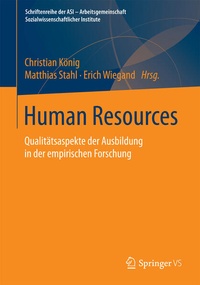 Enlarge image Cover: Human Resources - Springer VS