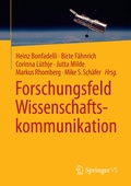 Cover: Forschungsfeld Wissenschaftskommunikation - Springer VS