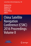 Cover: China Satellite Navigation Conference (CSNC) 2016 Proceedings: Volume II - Springer