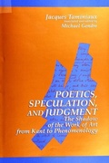 Cover: Poetics, Speculation, and Judgment - State University of New York Press