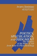 Cover: Poetics, Speculation, and Judgment - State University of New York Press