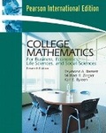 Cover: College Mathematics for Business, Economics, Life Sciences and Social Sciences - Pearson