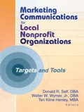 Cover: Marketing Communications for Local Nonprofit Organizations - Routledge