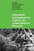 Cover: Naturalistic Environments in Captivity for Animal Behavior Research - State University of New York Press