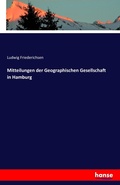 Cover: Mitteilungen der Geographischen Gesellschaft in Hamburg - Hansebooks