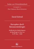 Cover: Korruption durch Bonuszuwendungen - Centaurus Verlag & Media