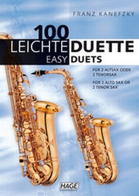 Abbildung von: 100 leichte Duette für 2 Saxophone - Hage Musikverlag