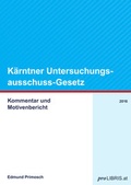 Cover: K&auml;rntner Untersuchungsausschuss-Gesetz - Pro Libris Verlagsgesellschaft