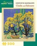 Cover: Gustave Baumann Cholla and Sahuaro 500 Piece Jigsaw Puzzle - Pomegranate Communications Inc,US