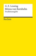Cover: Minna von Barnhelm, oder das Soldatengl&uuml;ck. Studienausgabe - Reclam