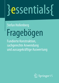 Bild vergrößern Bild: Fragebögen - Springer VS