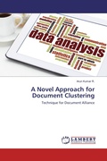 Cover: A Novel Approach for Document Clustering - LAP Lambert Academic Publishing