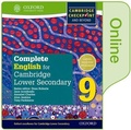 Cover: Complete English for Cambridge Lower Secondary Online Student Book 9 (First Edition) - OUP Oxford