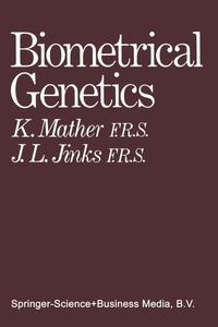 Enlarge image Cover: Biometrical Genetics - Chapman and Hall