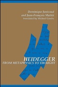 Cover: Heidegger from Metaphysics to Thought - State University of New York Press