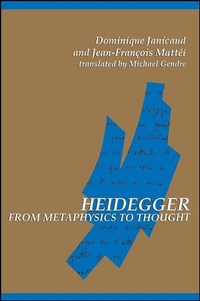Enlarge image Cover: Heidegger from Metaphysics to Thought - State University of New York Press