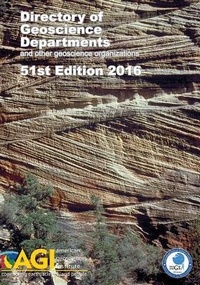 Enlarge image Cover: Directory of Geoscience Departments 2016 - American Geosciences Institute