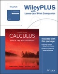 Cover: Calculus: Single and Multivariable, Seventh Edition Loose-leaf Print Companion - Wiley