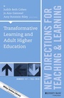 Cover: Transformative Learning and Adult Higher Education - Jossey-Bass
