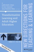 Cover: Transformative Learning and Adult Higher Education - Jossey-Bass