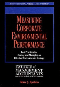 Abbildung von: MEASURING CORP ENVIRONMENTAL P - Irwin Professional Publishing